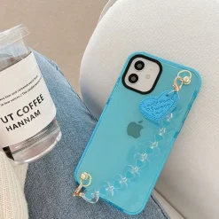 Iphone Cases*Boogzel Clothing Heart Chain iPhone Case Blue