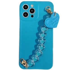 Iphone Cases*Boogzel Clothing Heart Chain iPhone Case Blue