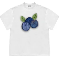 Aesthetic T-Shirts & Graphic Tees*Boogzel Clothing Blueberry Patchwork Tee