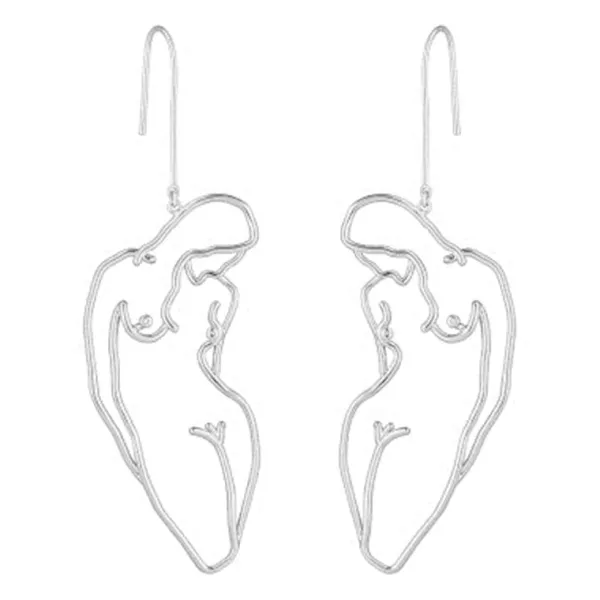 Earrings*Boogzel Clothing Body Outline Earrings