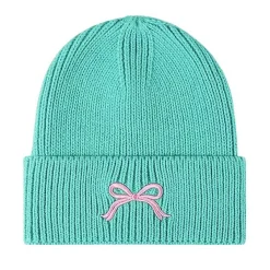 Hats*Boogzel Clothing Bow Embroidery Beanie Hat