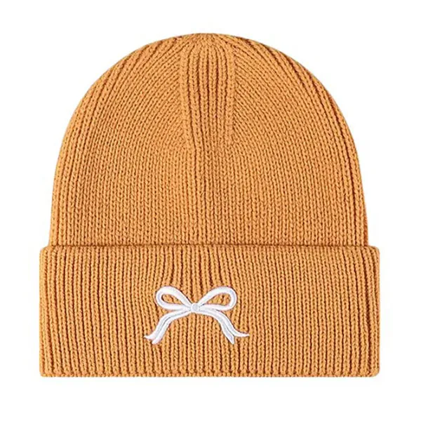 Hats*Boogzel Clothing Bow Embroidery Beanie Hat