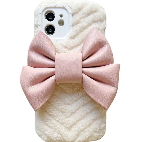 Iphone Cases*Boogzel Clothing Bow Fluffy iPhone Case
