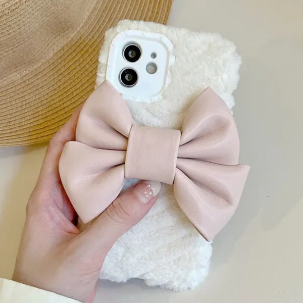 Iphone Cases*Boogzel Clothing Bow Fluffy iPhone Case
