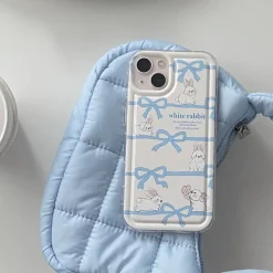 Iphone Cases*Boogzel Clothing Bow Rabbit iPhone Case White