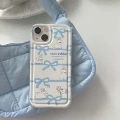 Iphone Cases*Boogzel Clothing Bow Rabbit iPhone Case White