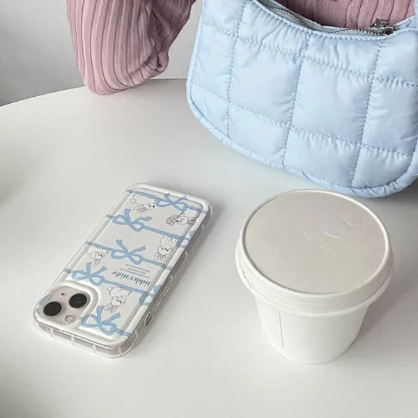 Iphone Cases*Boogzel Clothing Bow Rabbit iPhone Case White