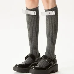 Socks*Boogzel Clothing Bowknot Knee-High Socks