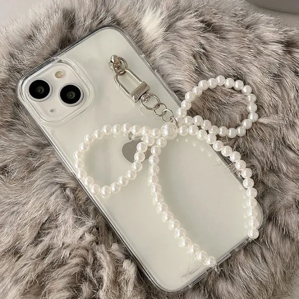 Iphone Cases*Boogzel Clothing Bowknot Pearl iPhone Case Clear
