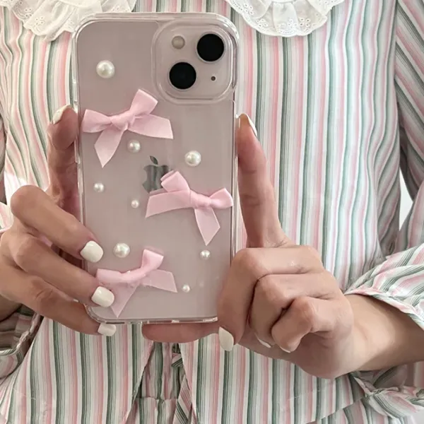 Iphone Cases*Boogzel Clothing Bows Pearl iPhone Case