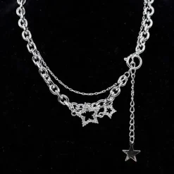 Necklaces & Chokers*Boogzel Clothing Bright Falling Stars Chain Necklace