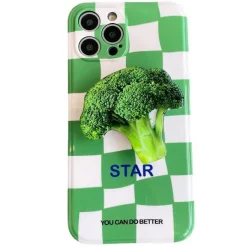 Iphone Cases*Boogzel Clothing Broccoli Checker iPhone Case Green