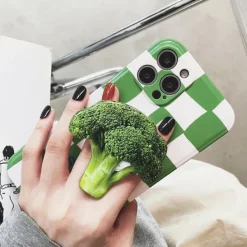 Iphone Cases*Boogzel Clothing Broccoli Checker iPhone Case Green