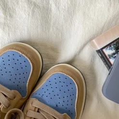 Aesthetic Sneakers|Mens*Boogzel Clothing Brown & Blue Shooting Star Sneakers Brown/blue