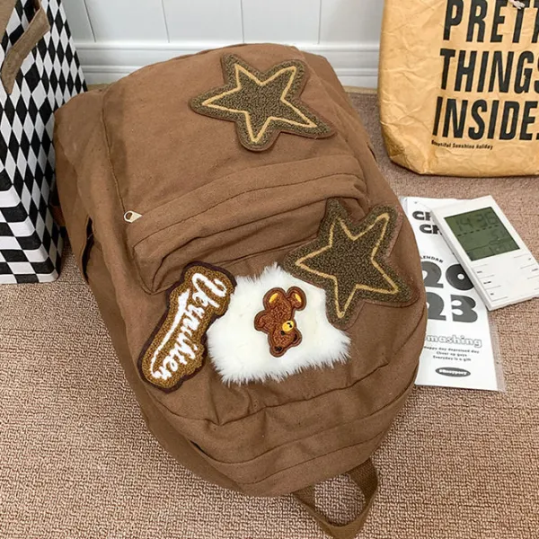 Bags & Purses*Boogzel Clothing Bear Star Backpack Brown