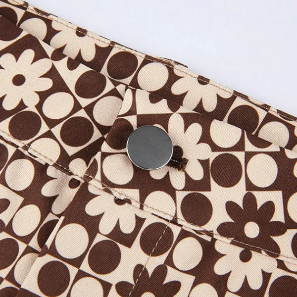 Pants & Trousers*Boogzel Clothing Floral Pants Brown