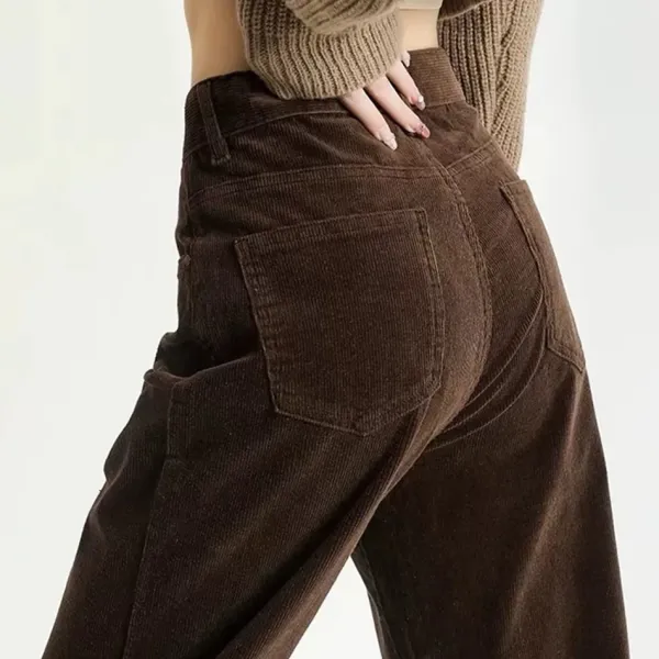 Pants & Trousers*Boogzel Clothing High-Rise Retro Cord Pants Brown