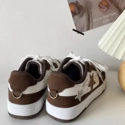 Classics|Aesthetic Sneakers*Boogzel Clothing Star Aesthetic Sneakers Brown