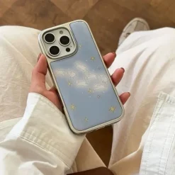 Iphone Cases*Boogzel Clothing Bunny & Stars iPhone Case Blue