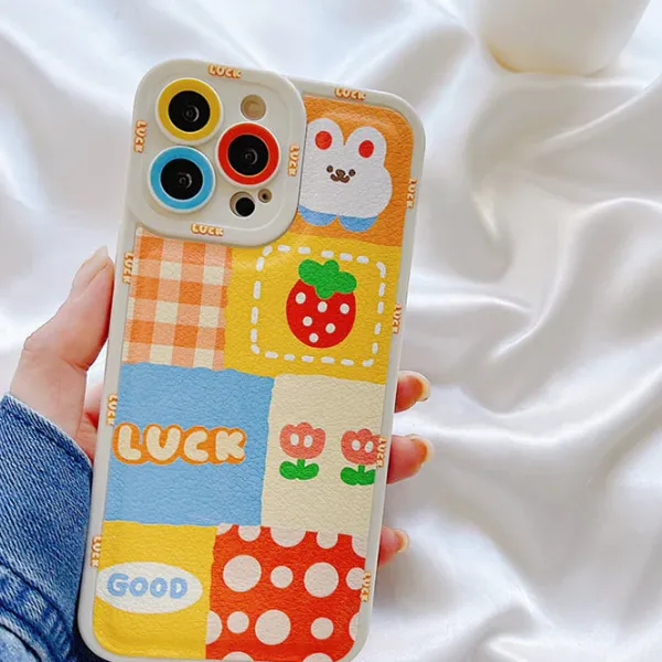 Iphone Cases*Boogzel Clothing Bunny Patchwork iPhone Case