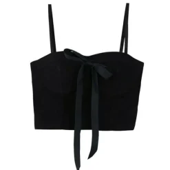 Corset Tops|Crop Tops*Boogzel Clothing Bustier Top with Front Bow