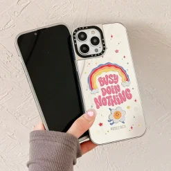 Iphone Cases*Boogzel Clothing Busy Doin' Nothing iPhone Case Rainbow