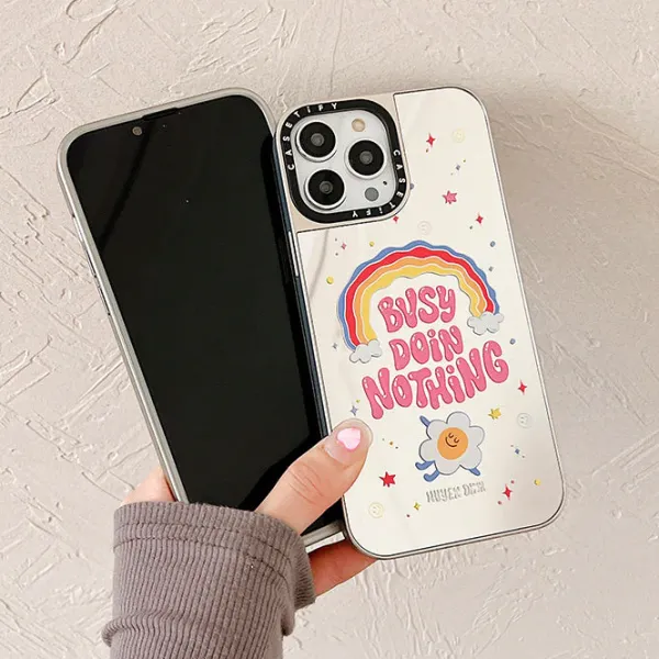 Iphone Cases*Boogzel Clothing Busy Doin' Nothing iPhone Case Rainbow