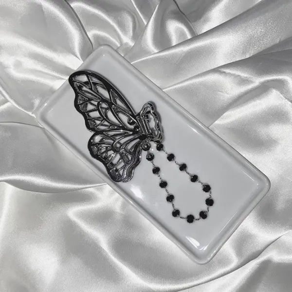 Hair Accessories*Boogzel Clothing Buttefly Chain Hair Claw Silver