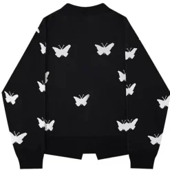 Knit Cardigans*Boogzel Clothing Butterfly Cardigan Black