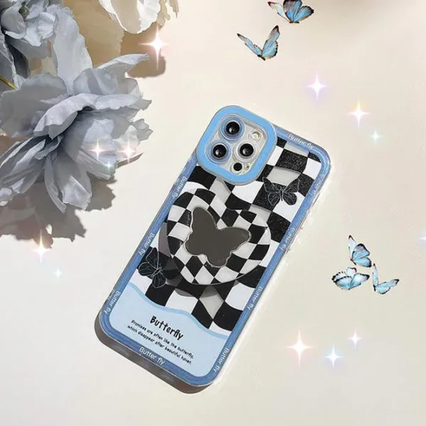 Iphone Cases*Boogzel Clothing Butterfly Checkered iPhone Case