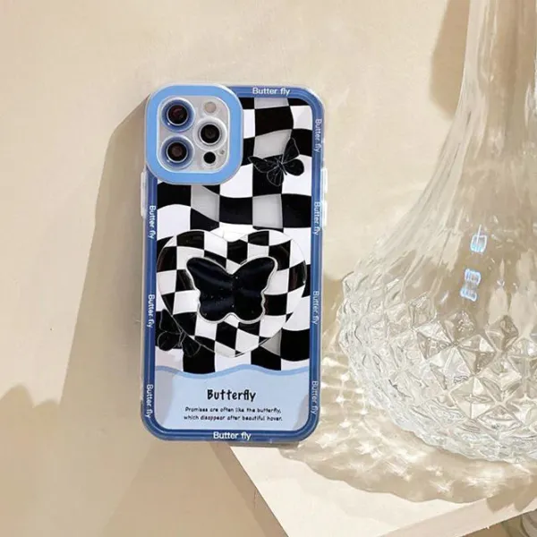 Iphone Cases*Boogzel Clothing Butterfly Checkered iPhone Case