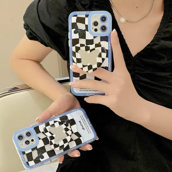 Iphone Cases*Boogzel Clothing Butterfly Checkered iPhone Case
