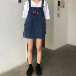 Dresses & Rompers*Boogzel Clothing Butterfly Dungaree Dress