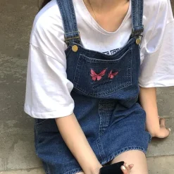Dresses & Rompers*Boogzel Clothing Butterfly Dungaree Dress