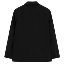 Mens|Coats & Jackets*Boogzel Clothing Butterfly Embroidery Blazer Black