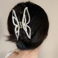 Hair Accessories*Boogzel Clothing Butterfly Pearl Hair Claw