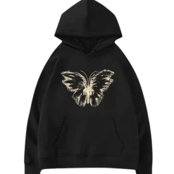 Hoodies*Boogzel Clothing Butterfly Print Aesthetic Hoodie