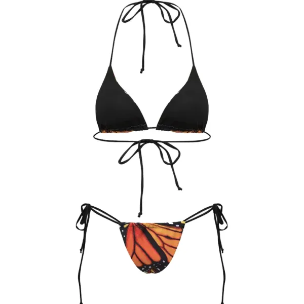 Swimwear*Boogzel Clothing Butterfly Print Bikini Set Orange