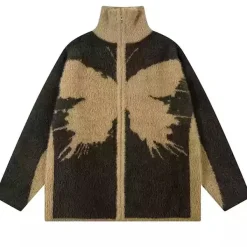 Coats & Jackets|Sweatshirts*Boogzel Clothing Butterfly Zip-Up Jacket