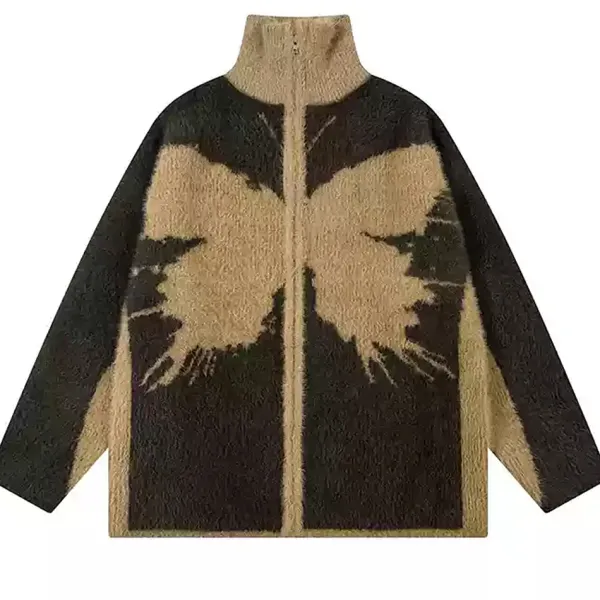 Coats & Jackets|Sweatshirts*Boogzel Clothing Butterfly Zip-Up Jacket