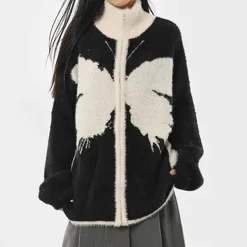 Coats & Jackets|Sweatshirts*Boogzel Clothing Butterfly Zip-Up Jacket