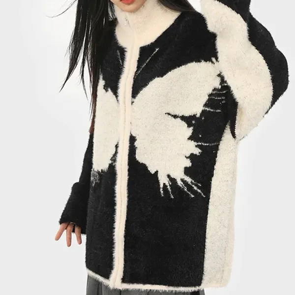 Coats & Jackets|Sweatshirts*Boogzel Clothing Butterfly Zip-Up Jacket