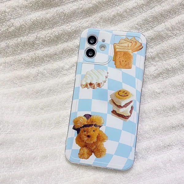 Iphone Cases*Boogzel Clothing Cake Checkerboard iPhone Case Blue