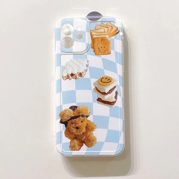 Iphone Cases*Boogzel Clothing Cake Checkerboard iPhone Case Blue