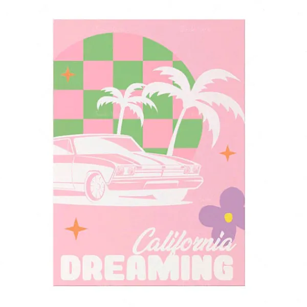 Posters / Tapestry|Aesthetic Room Decor*Boogzel Clothing California Dreaming Canvas Poster CaliforniaDreaming