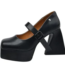 Classics|Sandals / Mary Janes*Boogzel Clothing Campus Queen Platform Mary Janes Black