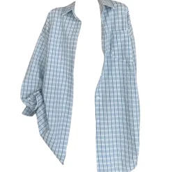 Long Sleeve Tops*Boogzel Clothing Campus Secret Plaid Shirt Blue