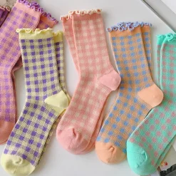 Socks*Boogzel Clothing Candy Fairy Plaid Socks