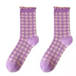 Socks*Boogzel Clothing Candy Fairy Plaid Socks