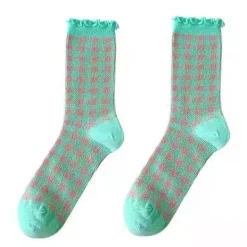 Socks*Boogzel Clothing Candy Fairy Plaid Socks